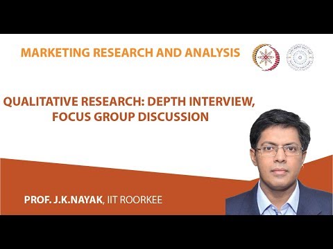 Lecture 6 Qualitative Research Depth Interview Focus Group Discussion