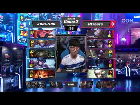 AFS vs KZ All Games Highlights LCK Summer Split  2018 W6D5 Afreeca Freecs vs KingZone DragonX