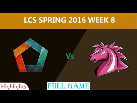 EL Vs UOL Highlights 2016|Highlights LCS EU Spring 2016 Week 8|ELEMENTS Vs UNICORNS OF LOVE
