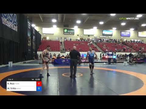 2018 Marine Corps US Open/Masters D Freestyle 78 Con 4 - Adam Ruiz (Team) Vs. Mike Tritto (Wash).m