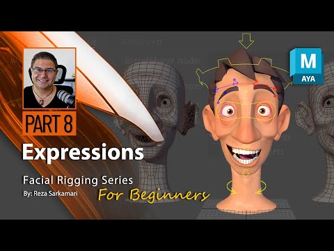 Maya Facial Rigging 08: Expressions using Blendshape Deformer