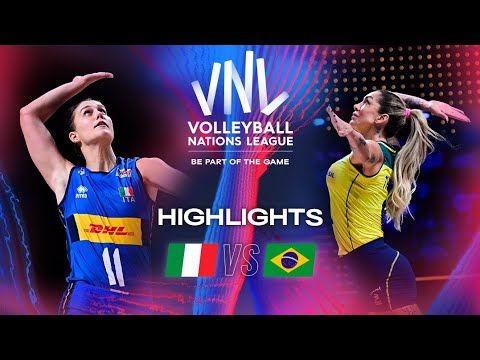 Points Scored By Italy 🇮🇹 🆚 🇧🇷 Brazil | Week 2 | Women's VNL 2024