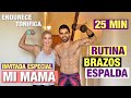 Ejercicios para Tonificar Brazos y Espalda Rápido En Casa (25 MIN)
