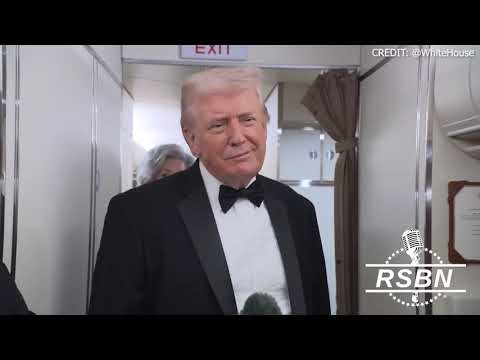FULL SPEECH: President Trump Speaks with Press on Air Force One En Route to Palm Beach - 01/31/26