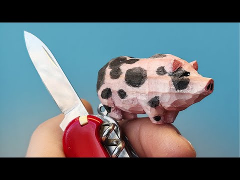 Whittle a 1x1 Pig | Step-By-Step Beginner Tutorial
