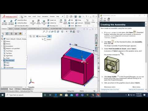 SolidWorks Lesson 4: Assembly Basics 2020