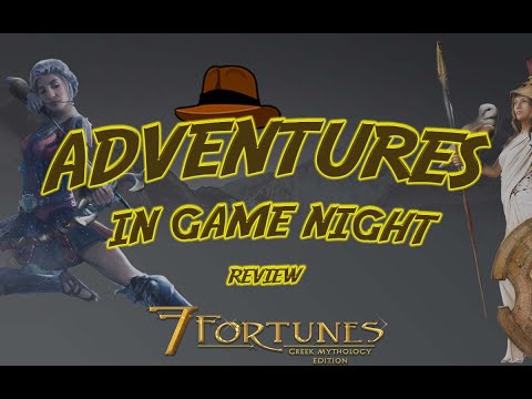 Adventures In Game Night Review of 7 Fortunes (Greek Mythology Edition)