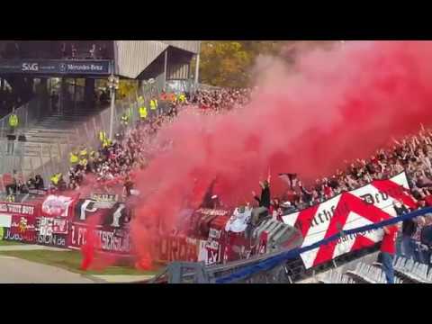Pyroshow Kaiserslautern Ultras - Pyro auswärts in Karlsruhe