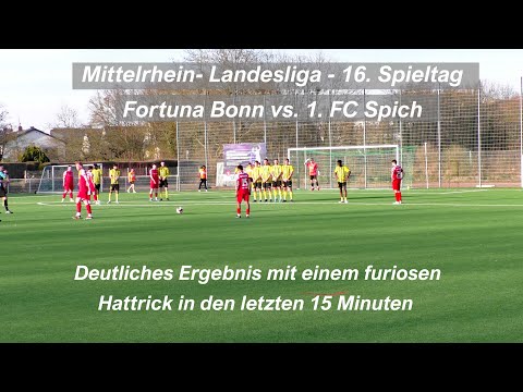 Fussball Landesliga 1 - Mittelrhein - Fortuna Bonn vs. 1. FC Spich