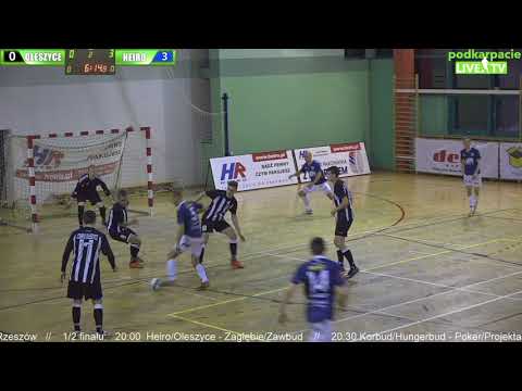 Heiro Futsal Cup 2017 - Ćwierćfinał - Czarni Oleszyce - Heiro Rzeszów (skrót)