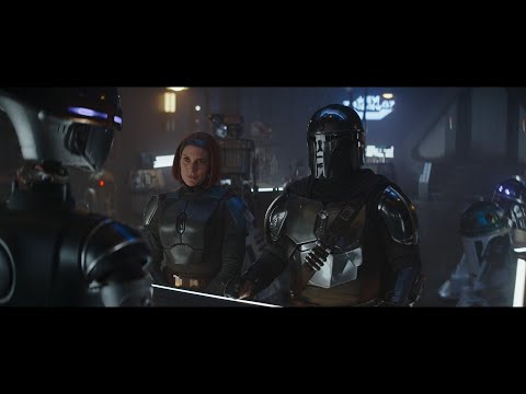 Din & Bo visit The Resistor cantina - The Mandalorian Season Three (2023)