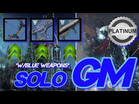 BLUE WEAPONS Edition: SOLO Grandmaster Nightfall (PLATINUM) DAWNBLADE - Lake Of Shadows (Destiny 2)