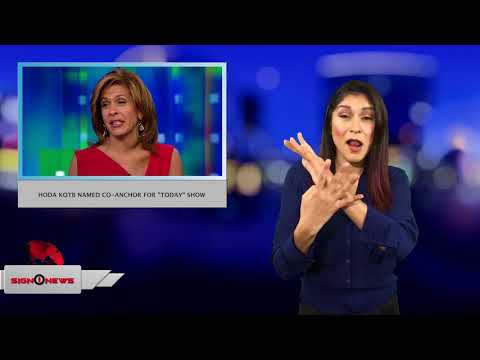 Hoda Kotb named co-anchor for “Today” Show (ASL - 1.2.18)