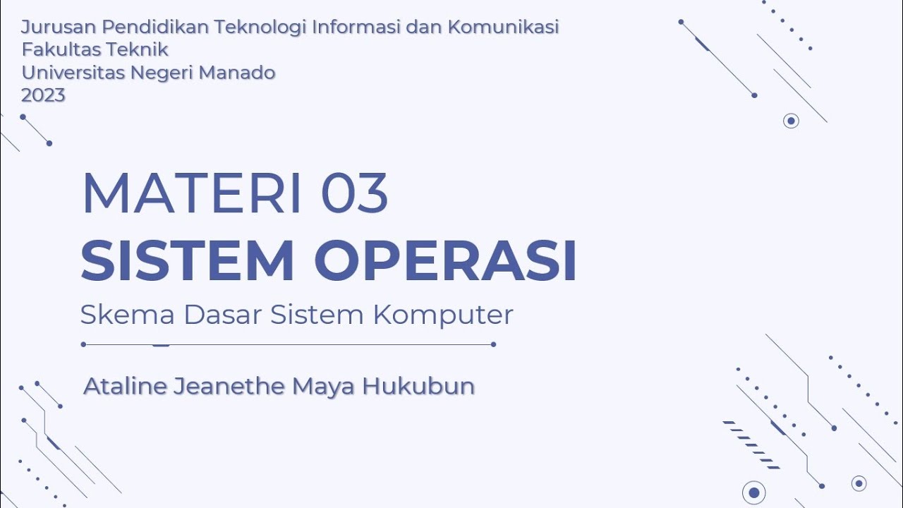 Skema Dasar Sistem Komputer