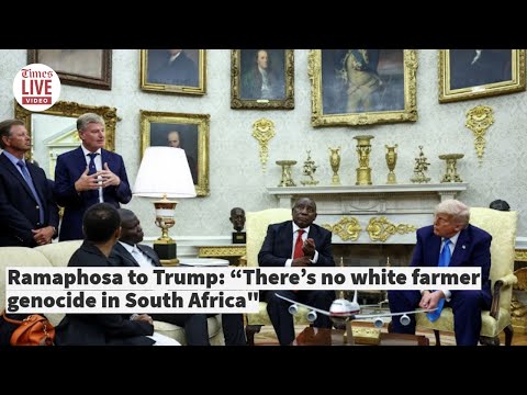 Ramaphosa to Trump “There’s no white farmer Genocide in South Africa"