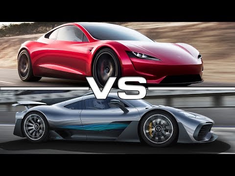 2020 Tesla Roadster vs 2018 Mercedes AMG Project One