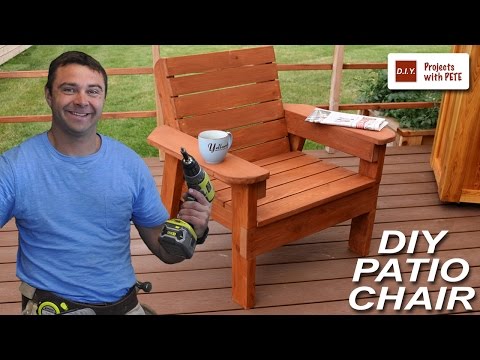 Easy DIY Patio Chair Anyone Can Build!