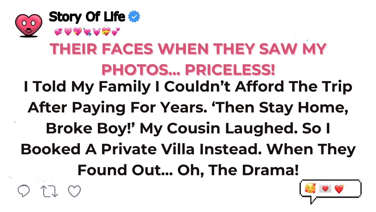 After Years Of Paying For Family Trips, I Said I Couldn’t Afford This One. ‘Then Stay Home, Broke...