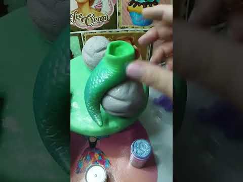 Calda Sereia em Biscuit. ( Passo a passo)