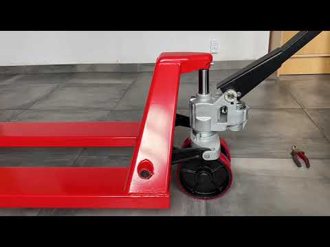 Odpowietrzenie paleciaka, ręcznego wózka paletowego.