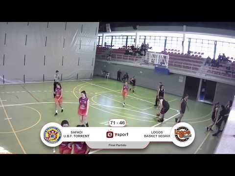 Safadi UBF Torrent - Logos Basket Sedavi | Video Resumen Baloncesto Femenino