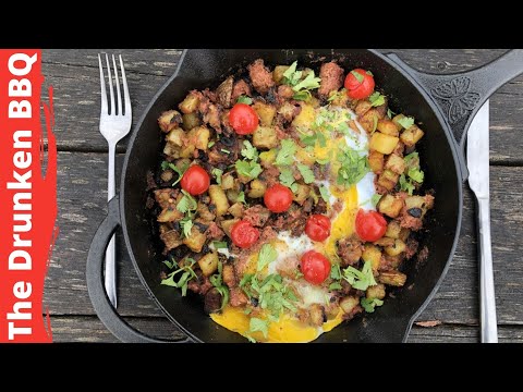 Mountain Man Cowboy Breakfast | Easy Tasty One Pan Breakfast Skillet