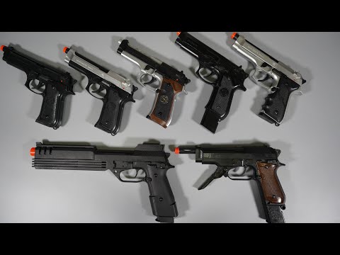 Beretta 92 Class Airsoft Toy Gun - Realistic Toy Guns Collection