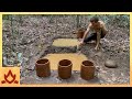 Primitive Technology: Purifying Clay By Sedimentation and Making Pots