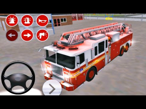 Fire Truck Driving Simulator 2020 🚒 Real Emergency Services Game #11 - Android GamePlay