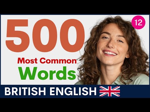 500 Most Common English Words | British Vocabulary and Pronunciation | Part 12