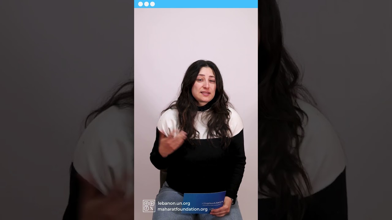 Video by Valentine Nesser on digital disinformation awareness