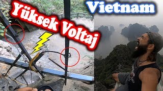 YÜKSEK GERİLİMLİ Kapıdan Atladım! Halong Bay&#39;ın Zirvesine KAÇAK Tırmandım !! - Vietnam ~78