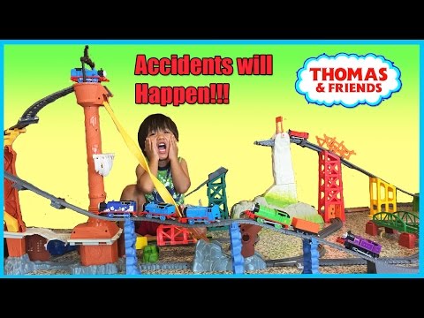 Ryan plays Thomas and Friends Toy Trains for Kids Video