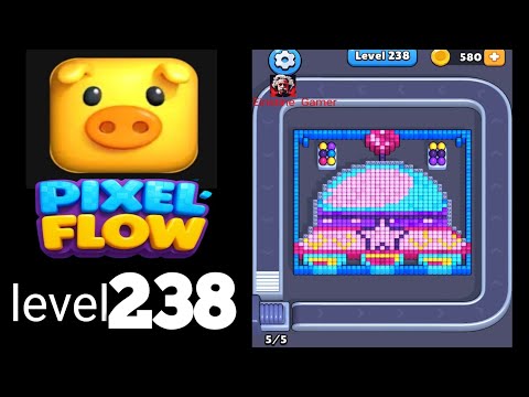 Pixel Flow Level 238 Walkthrough