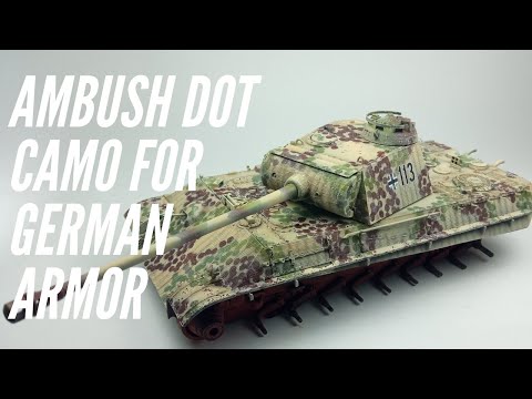 AMBUSH DOT CAMO - TUTORIAL FOR GERMAN ARMOR