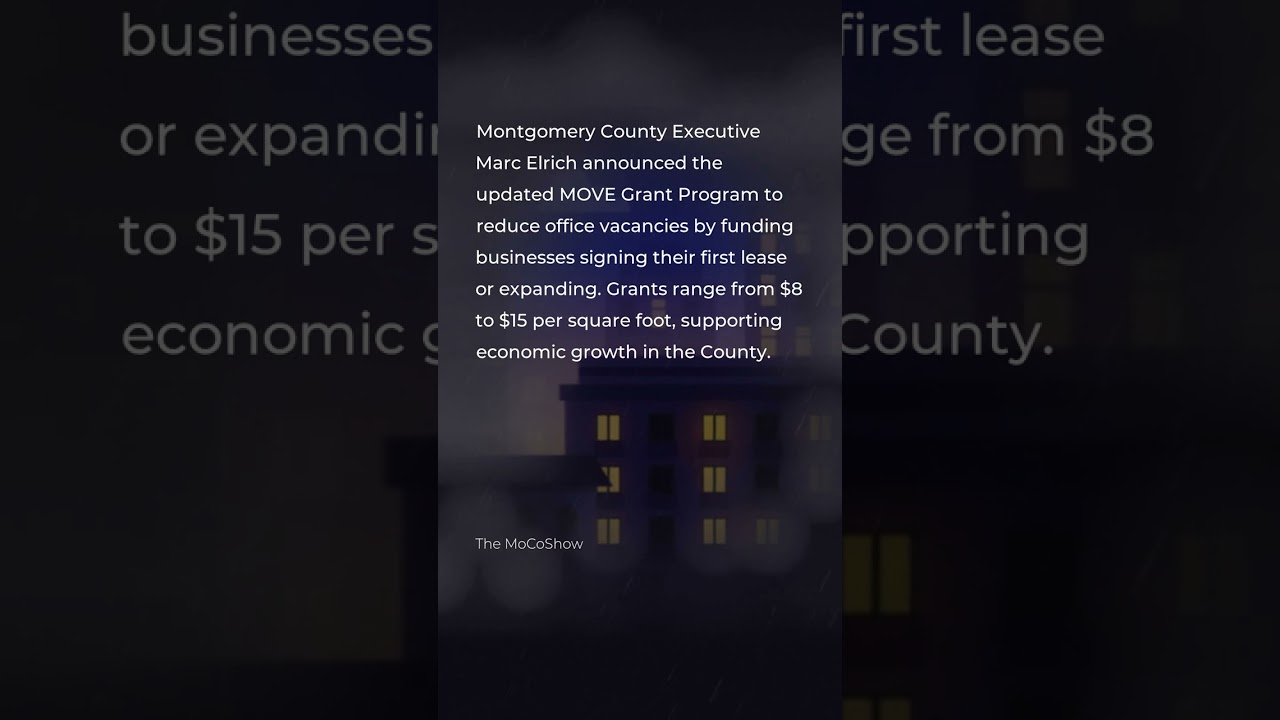 Montgomery County Launches Updated MOVE Grant Program to Tackle Office Vacancies and Support Busines