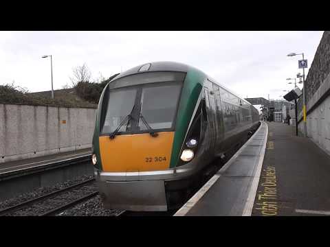 Intercity numbers 22304 + 22204 - Maynooth Station, Co Kildare