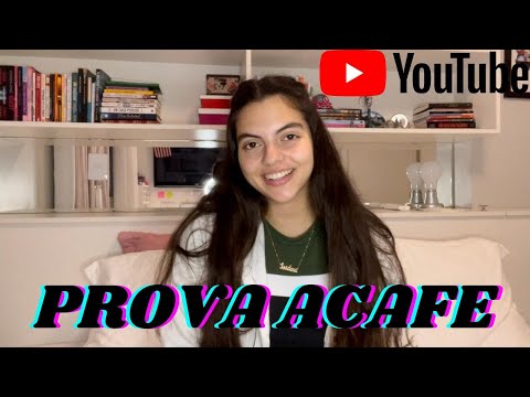 Dicas para a ACAFE - prova, organização, tempo...