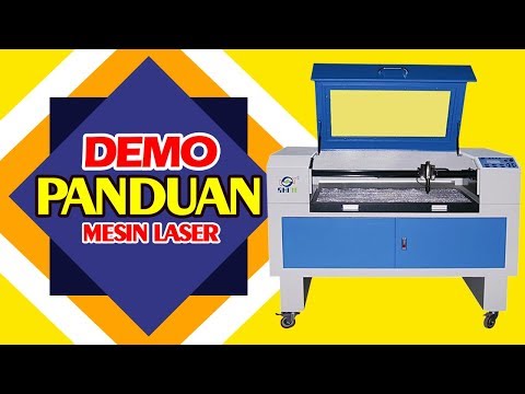 DEMO INSTALASI GRAFIR LASER PEMOTONG MINI 2030 | BAISHENG 5030 | Bodor CO2 Bai Sheng