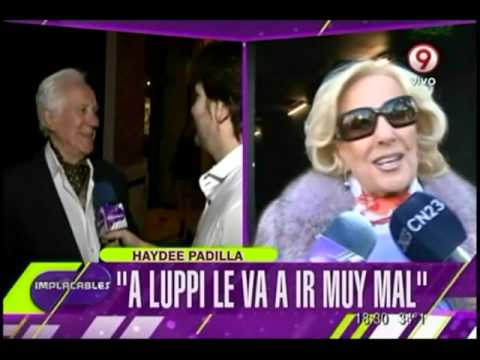 Luppi muestra su peor cara en el escándalo con Mirtha