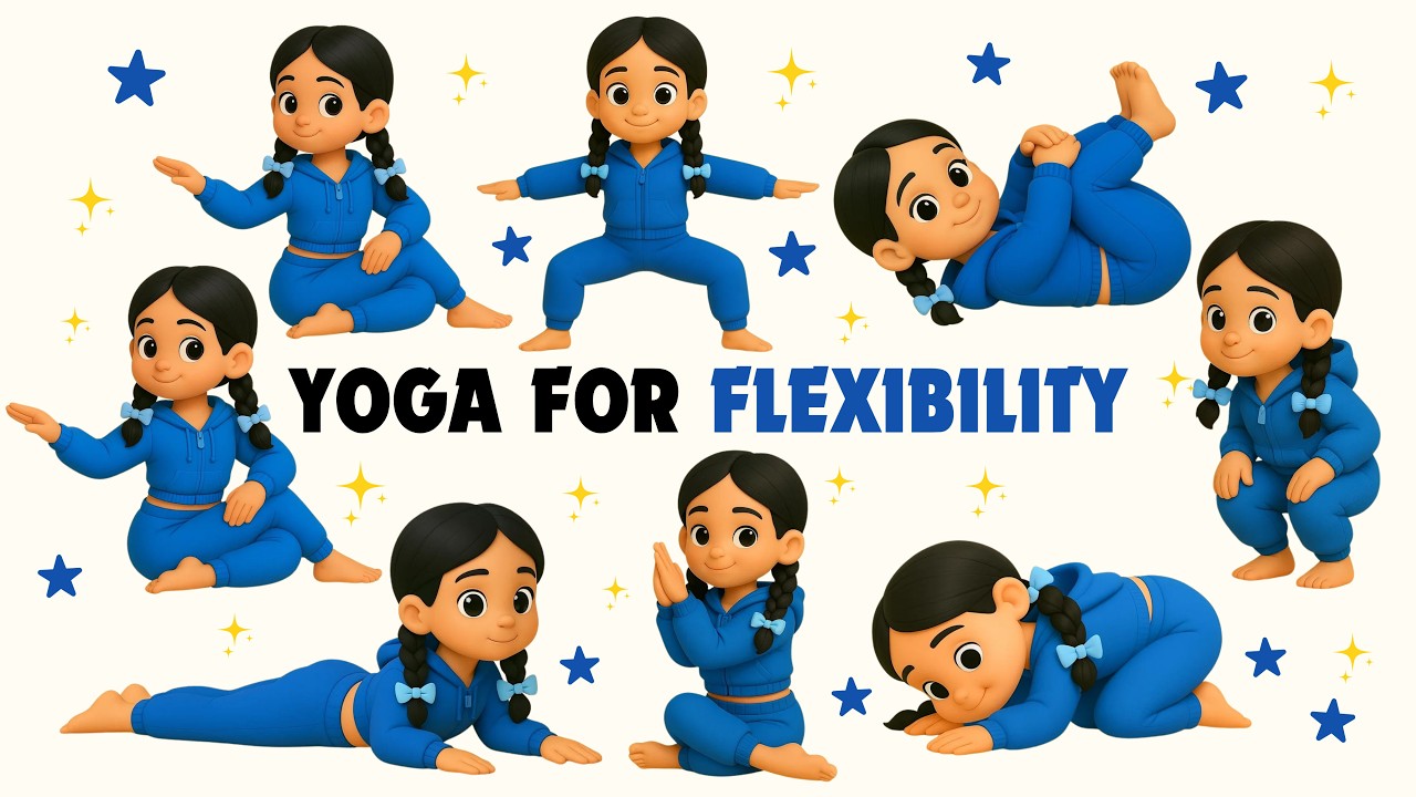 Full body Yoga Routine | Improve Flexibility and Balance | Children’s Yoga - Jojo Yoga