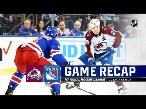 Avalanche @ Rangers 2/5 | NHL Highlights 2024