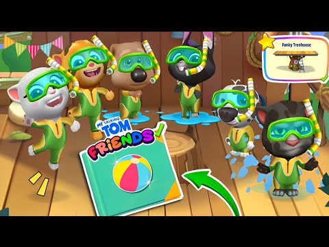 🌈🌺🌿🪄Summer Vibes Only in My Talking Tom Friends🌺🌿🪄Tree House Fun Party with Buddies🌺🌿🪄New Update🌺🌿🪄🌈