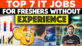 🚀Top 7 IT Jobs for Freshers Without Experience | 💯 Freshers Jobs | 2023 | in Tamil #fresherjobs
