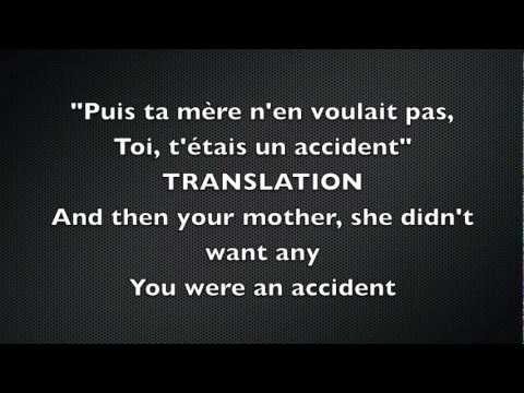 Dégénération by Mes Aïeux--Original lyrics and translation to English