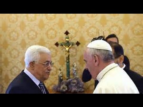 Pope Francis calls Palestinian leader Mahmoud Abbas an Angel of Peace Video
