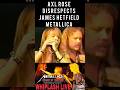 Axl Rose Roasts Lumberjack James Hetfield live on Stage at Metallica Guns N Roses Tour