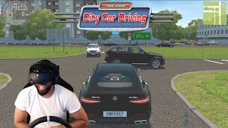 I tried City Car Driving in VR... HILARIOUS