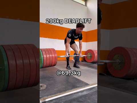 290 KG Deadlift at 69 KG Bodyweight 😱😱😱 @thepanash #shorts