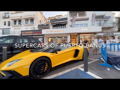 Supercars of Puerto Banus, Marbella  [4K]